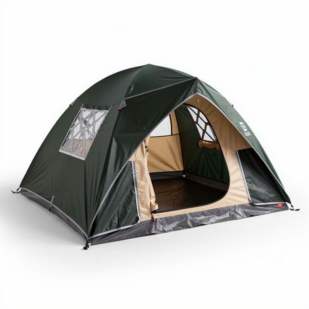 Groen tent met hoge ventilatie voor buiten gebruik 200 x 150 x 120cm